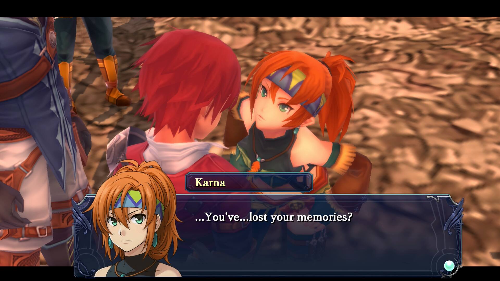 Karna  
...You've...lost your memories?