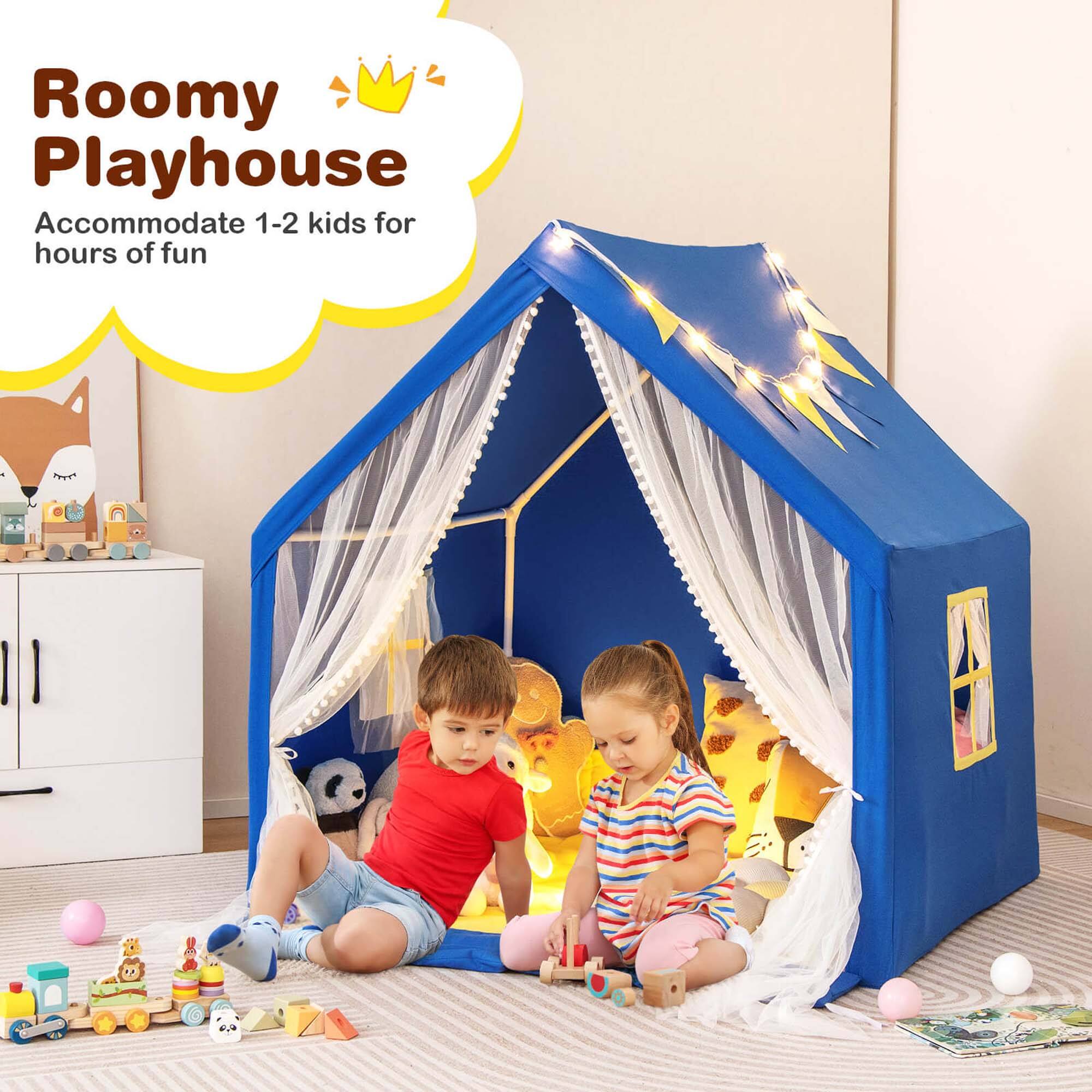 Roomy Playhouse
Accommodate 1-2 kids for hours of fun