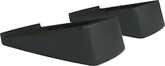 Front. Audioengine - DS1 Desktop Stands - Black.