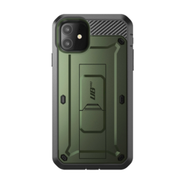 SUPCASE - Unicorn Beetle Pro Rugged Holster Case for iPhone 11 – Full-Body Protection with Kickstand & Belt Clip - Green