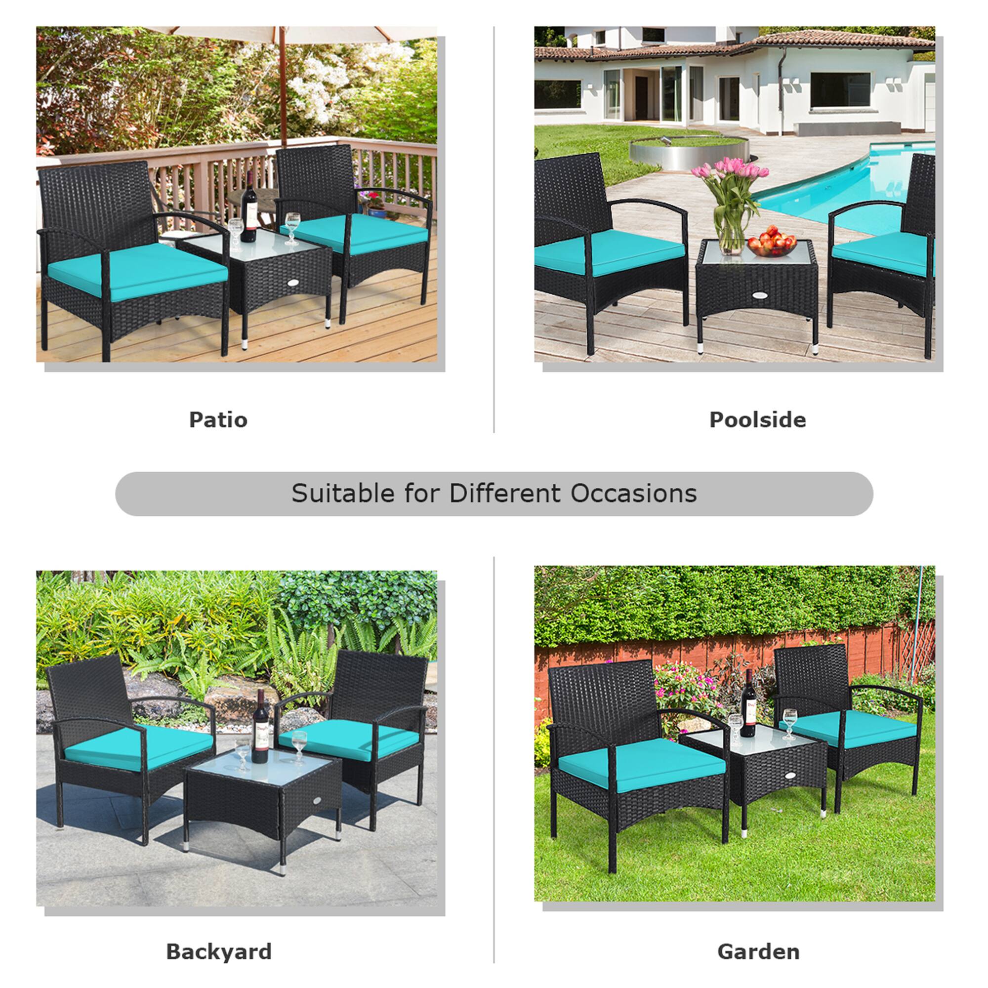 Patio, Poolside, Backyard, Garden, Suitable for Different Occasions