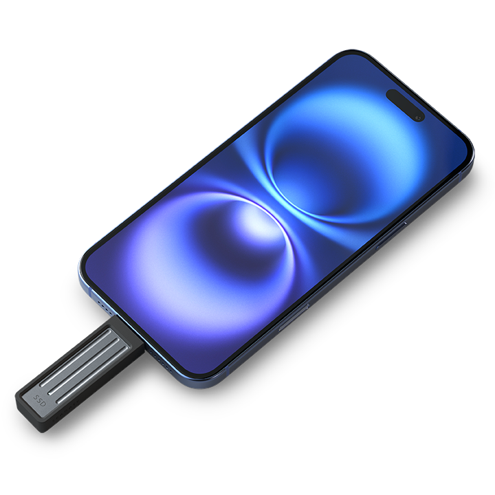 Alt View 9. Seagate - 1TB External USB Ultra Compact Solid State Drive - Black and Silver.