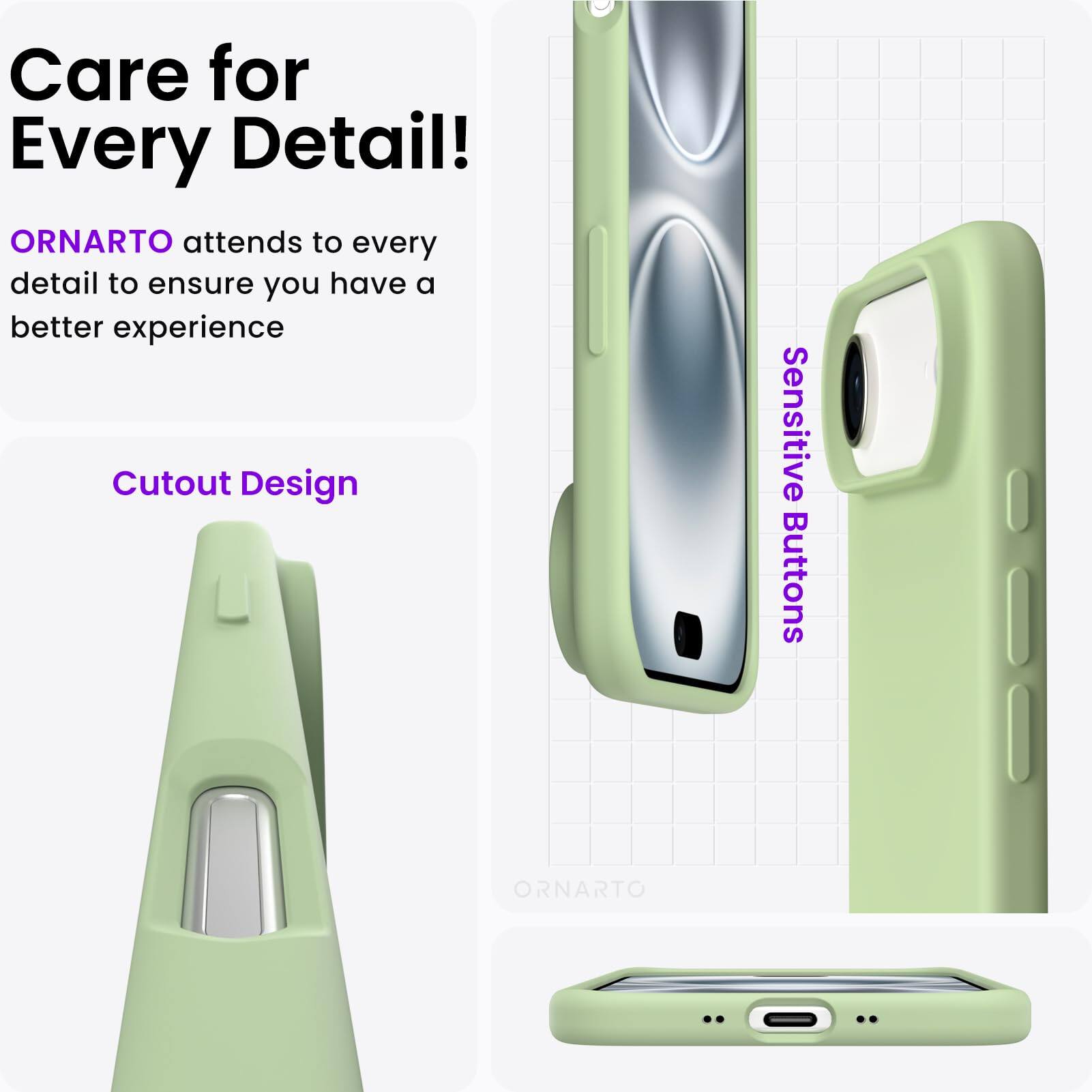 Care for Every Detail!

ORNARTO attends to every detail to ensure you have a better experience

Cutout Design

Sensitive Buttons