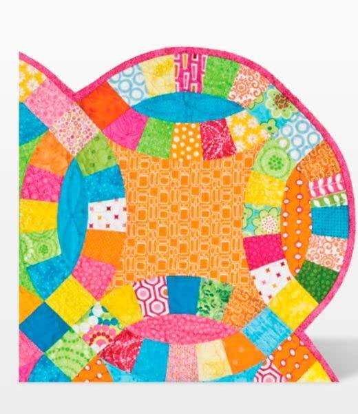 Back. AccuQuilt - GO! Fabric Cutting Dies; Double Wedding Ring (2 Die Set) - Multicolor.