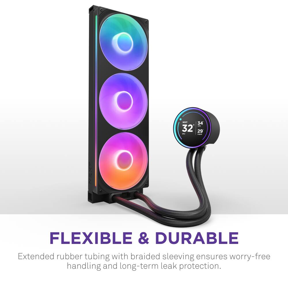 FLEXIBLE & DURABLE: Extended rubber tubing with braided sleeving ensures worry-free handling and long-term leak protection.