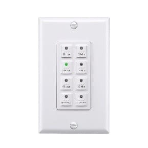 BN-LINK - Countdown Digital Wall Timer Switch for Bathroom Fan, Push Button 5-15-30-60 min & 2-4 hr - White
