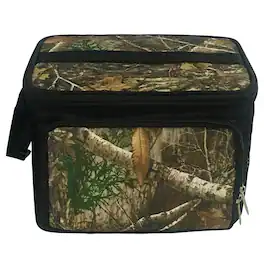 Brentwood - Kool Zone 6 Can Insulated Cooler Bag with Hard Liner - Realtree Edge Camo