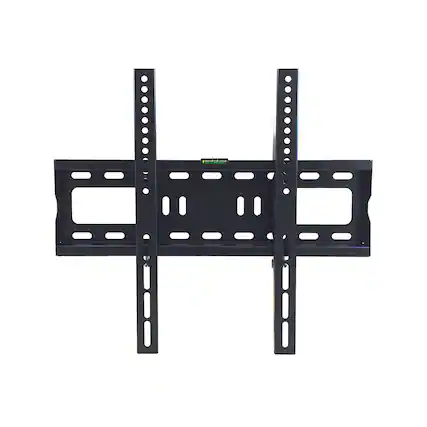 Front. MegaMounts - MegaMounts Heavy Duty Matte Black Finish Fixed Television Wall Mount for 26 - 55 Inch Plasma/LCD/LED Televisions - Black.
