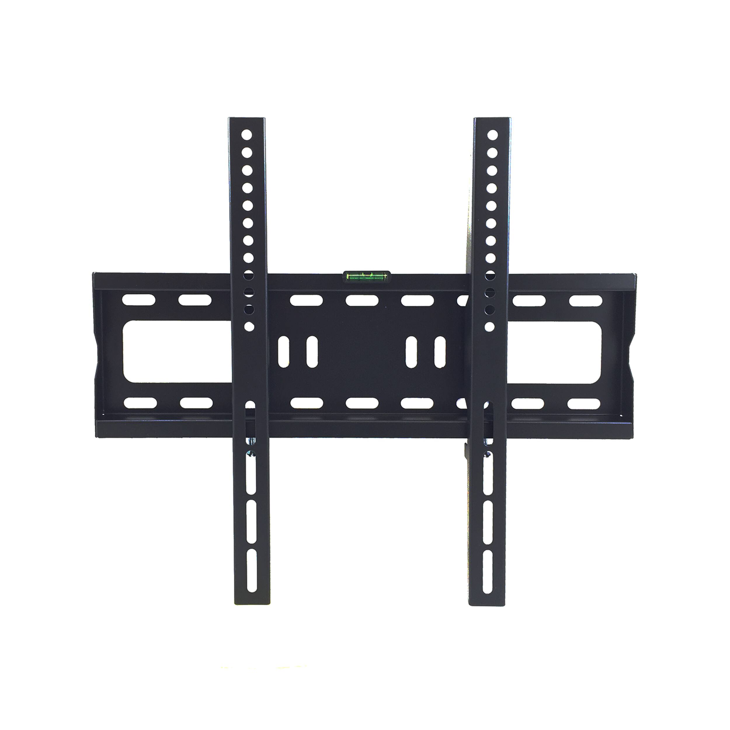 Front. MegaMounts - MegaMounts Heavy Duty Matte Black Finish Fixed Television Wall Mount for 26 - 55 Inch Plasma/LCD/LED Televisions - Black.
