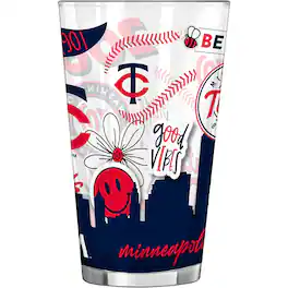 Logo Brands - 16oz. Native Pint Glass - Multicolor