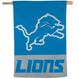 WinCraft - Detroit Lions 28" x 40" Applique Vertical Banner - Multicolor