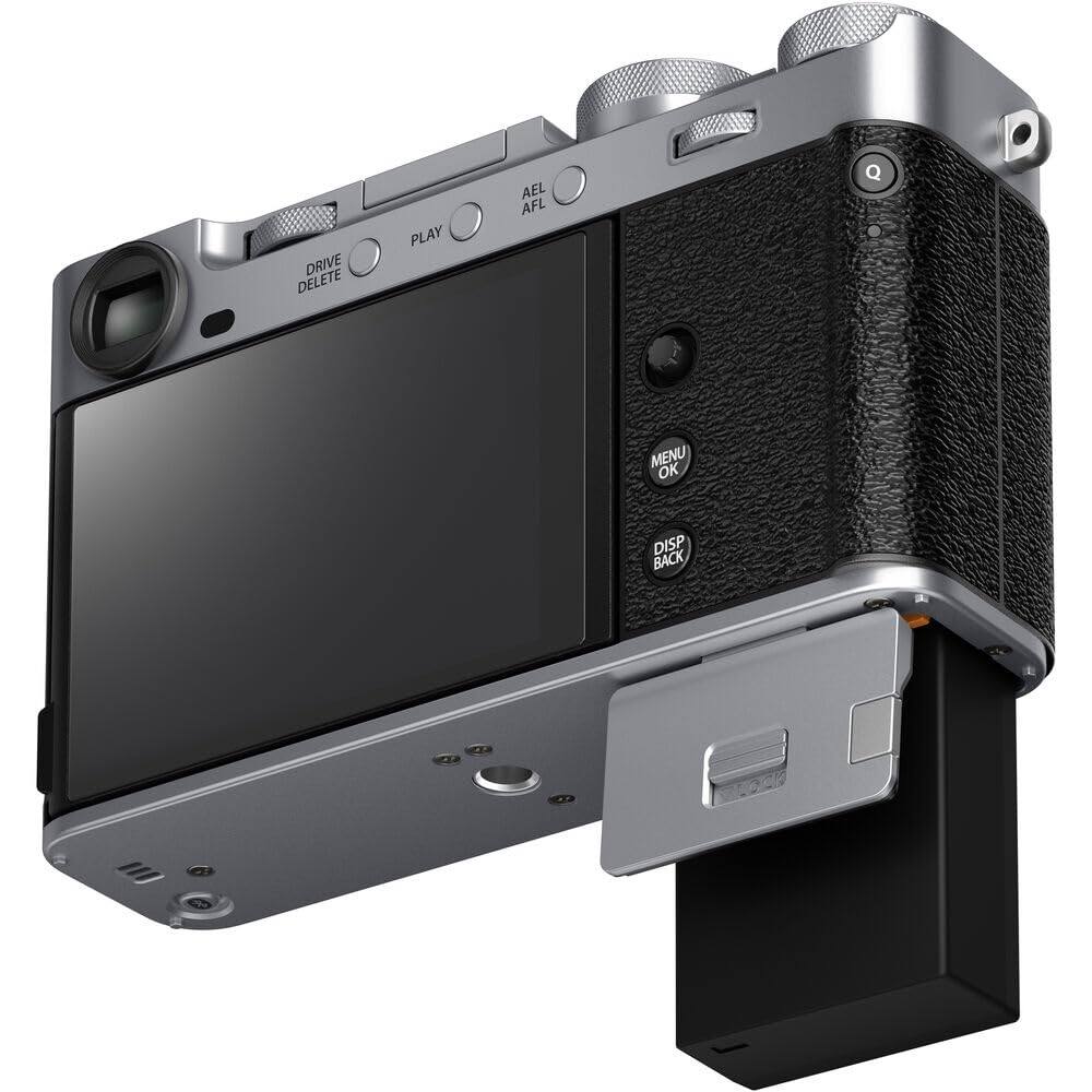 Bundle Fujifilm X E5 Mirrorless Camera Body (Silver) with 64GB SD
