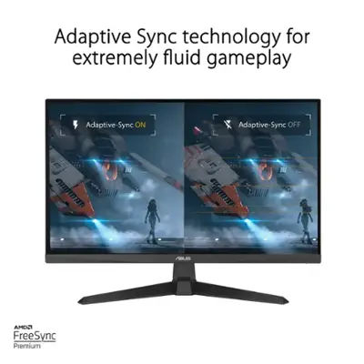 ASUS - TUF Gaming 23.8" IPS FHD 1080P 180Hz 1ms FreeSync Premium Gaming Monitor (DisplayPort, HDMI) - Black - Black - Black