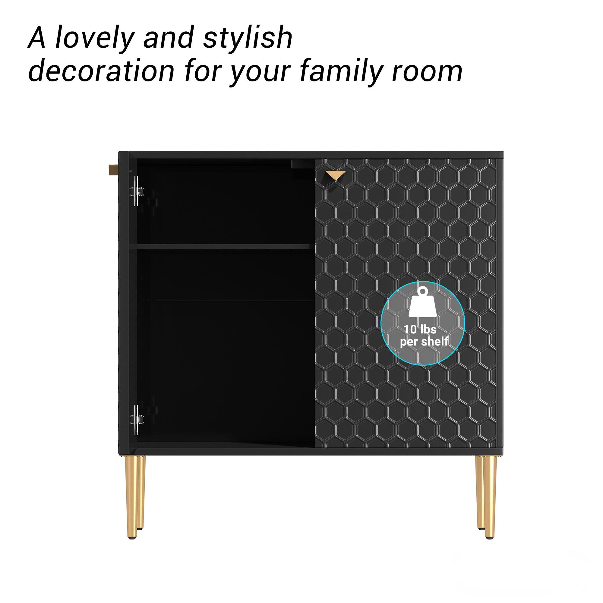 A lovely and stylish decoration for your family room

10 lbs per shelf