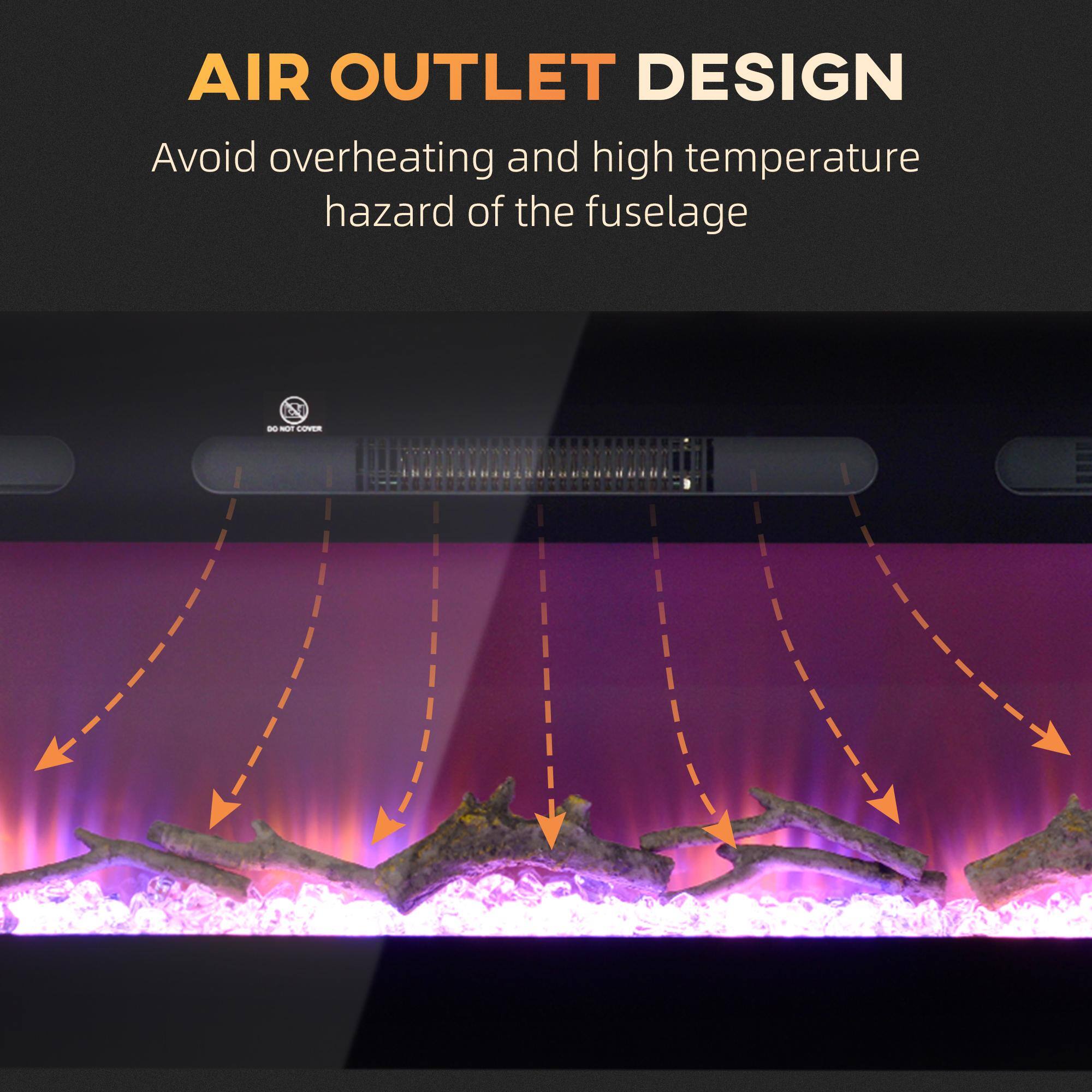 AIR OUTLET DESIGN

Avoid overheating and high temperature hazard of the fuselage