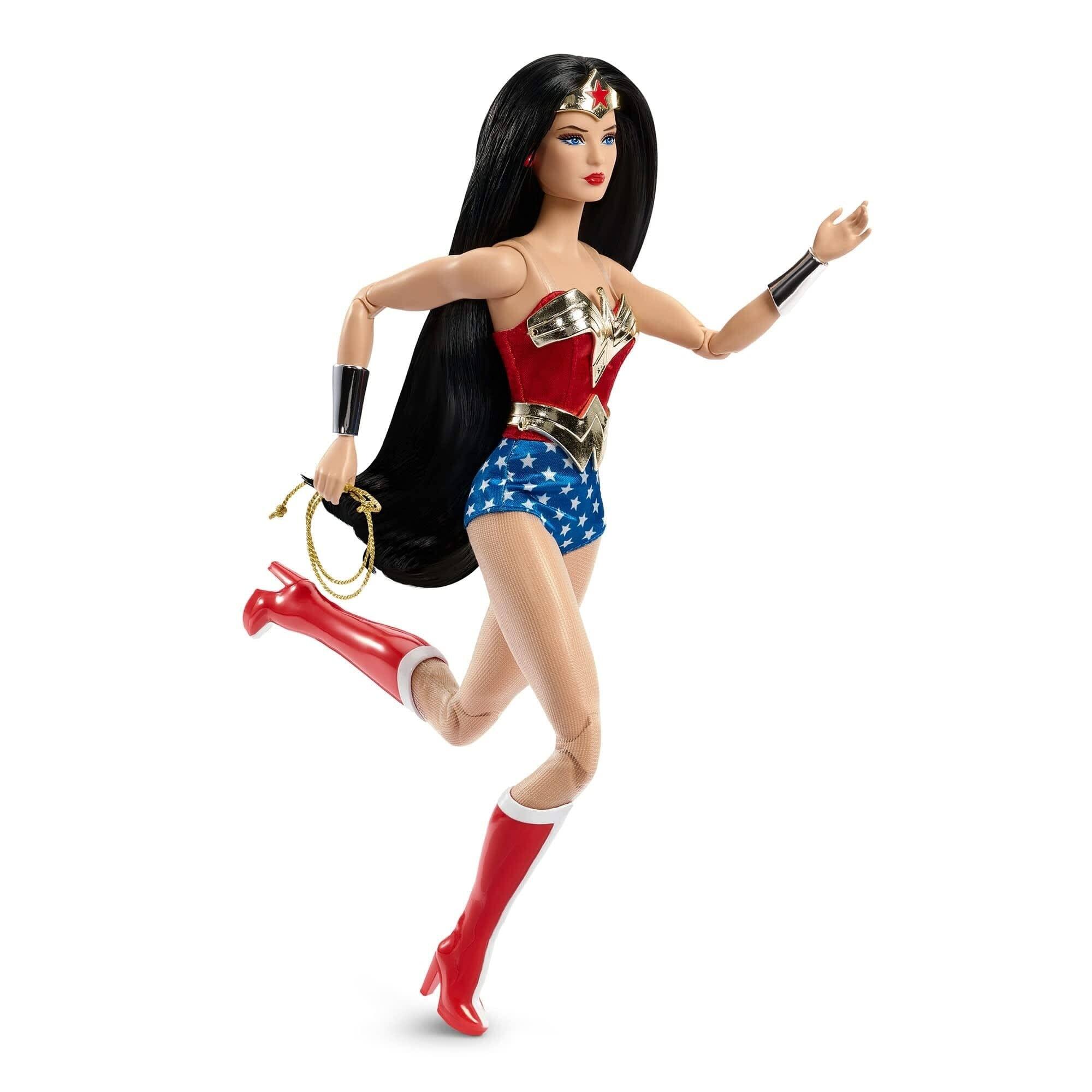 Alt View 7. Mattel - Mattel Collectible - Barbie Signature Wonder Woman Doll (DC)   - COLLECTIBLES - Multicolor.