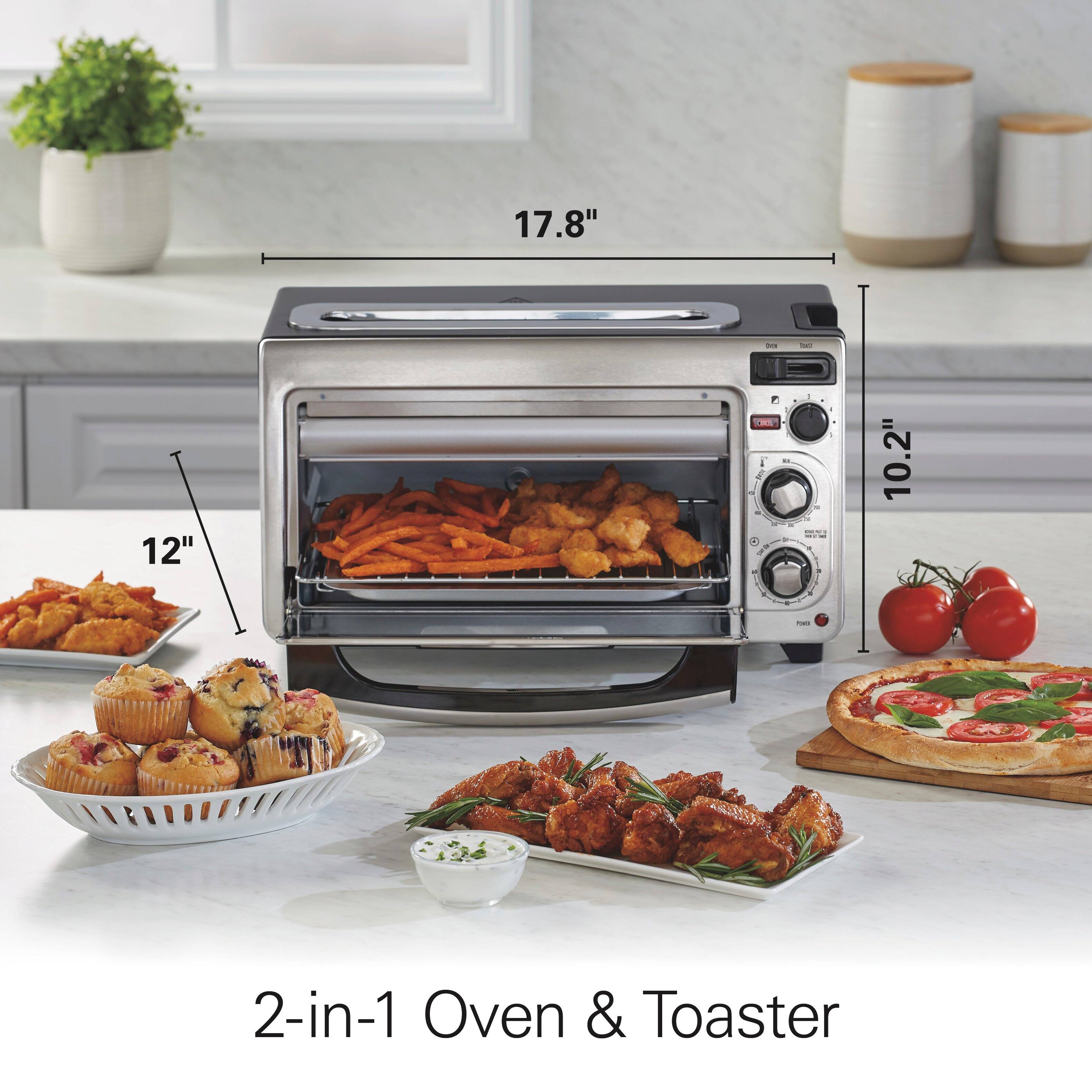 2-in-1 Oven & Toaster

17.8"  
12"  
10.2"