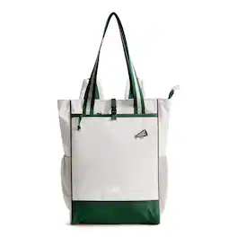Bagsmart - Advantage 18L Convertible Totepack, Water-Repellent Tote Backpack with 15.6" Laptop Sleeve for Work & Sport - Wimbledon White