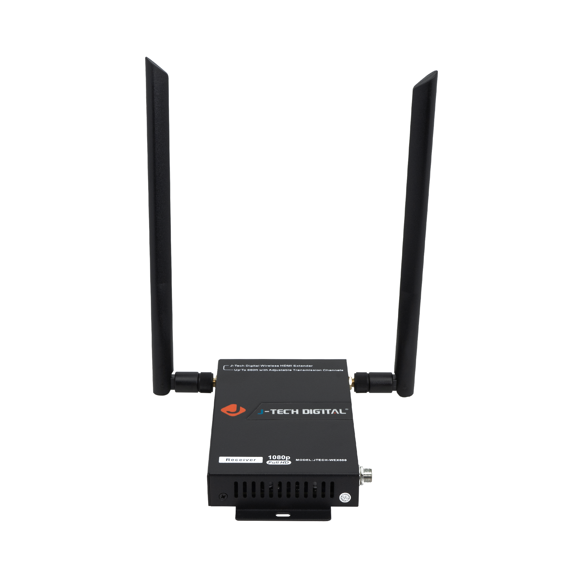 J-Tech Digital - 1080P 60Hz Wireless HDMI Extender (Receiver Only For JTECH-WEX-660R) - Black