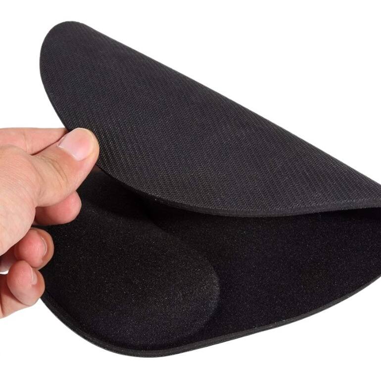Alt View 2. Urban Factory - Urban Factory Ergonomic Mouse Pad with Hand-rest - 9.84" Height x 8.66" Width x 1.10" Depth - Black - Gel - Water Resist - Black.