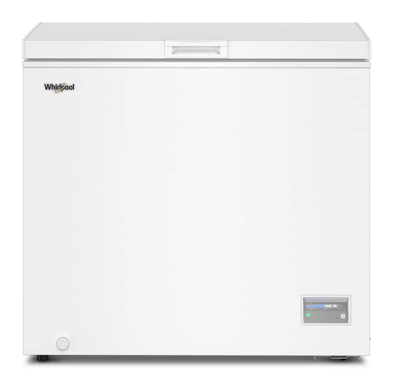 Whirlpool - 7 cu. ft. Chest Freezer with 1 Storage Basket - White