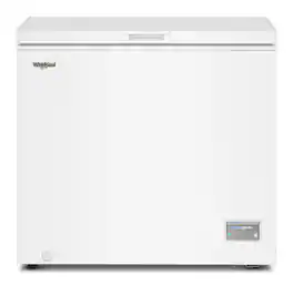 Whirlpool - 7 cu. ft. Chest Freezer with 1 Storage Basket - White