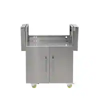 Coyote Outdoor Living - cart for 30" C or SL-Series Grill - Stainless Steel - Front_Zoom