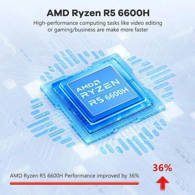 NIMO 15.6 Gaming Laptop AMD Ryzen 5 6600H 6 Cores 16GB DDR5 RAM NIMO 15.6 Gaming Laptop AMD Ryzen 5 6600H 6 Cores 16GB DDR5 RAM