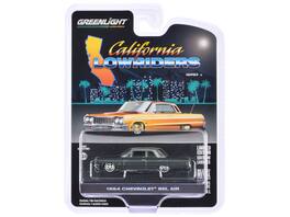 Greenlight - 1964 Chevrolet Bel Air "California Lowriders" Series 6 1/64 Diecast - Dark Gray Metallic And Silver Metallic