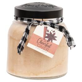 BreeBe - Chai Tea Latte Papa Jar Candle 34oz - Light Beige