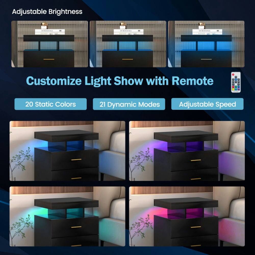 Adjustable Brightness  
Customize Light Show with Remote  
20 Static Colors  
21 Dynamic Modes  
Adjustable Speed