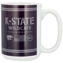 Indigo Falls - Kansas State Wildcats 15oz. OHT Military Appreciation Mug - Multicolor