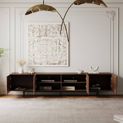 luck idea Walnut Grain TV Stand (Oversized) | Living Room luck idea Walnut Grain TV Stand (Oversized) | Living Room