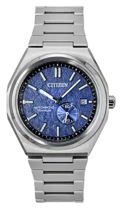 Citizen - Zenshin Super Titanium Dial Automatic NJ0180-80L 100M Men's Watch - Blue