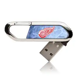 Keyscaper - Detroit Red Wings Ice Flood Clip USB Flash Drive-16 GB USB-C - Multicolor
