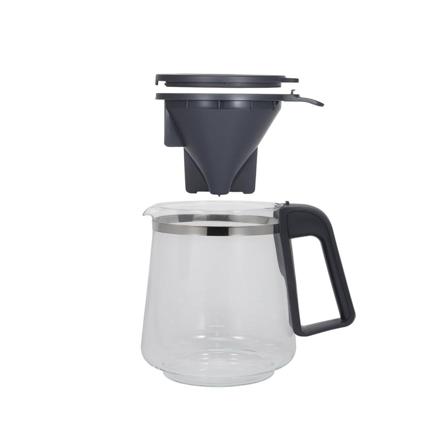 Back. Zojirushi - Zojirushi ZUTTO Coffee Maker with Removable Water Tank (PFAS Free, Black) - Black.