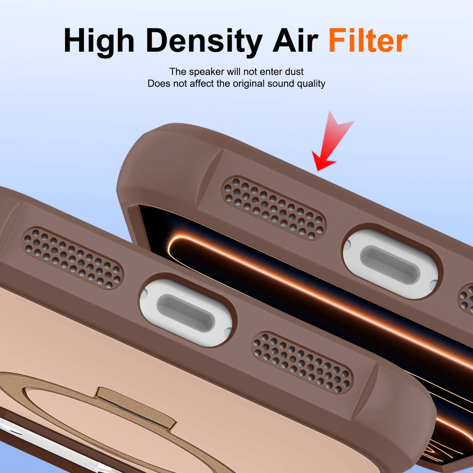 High Density Air Filter

The speaker will not enter dust
Does not affect the original sound quality