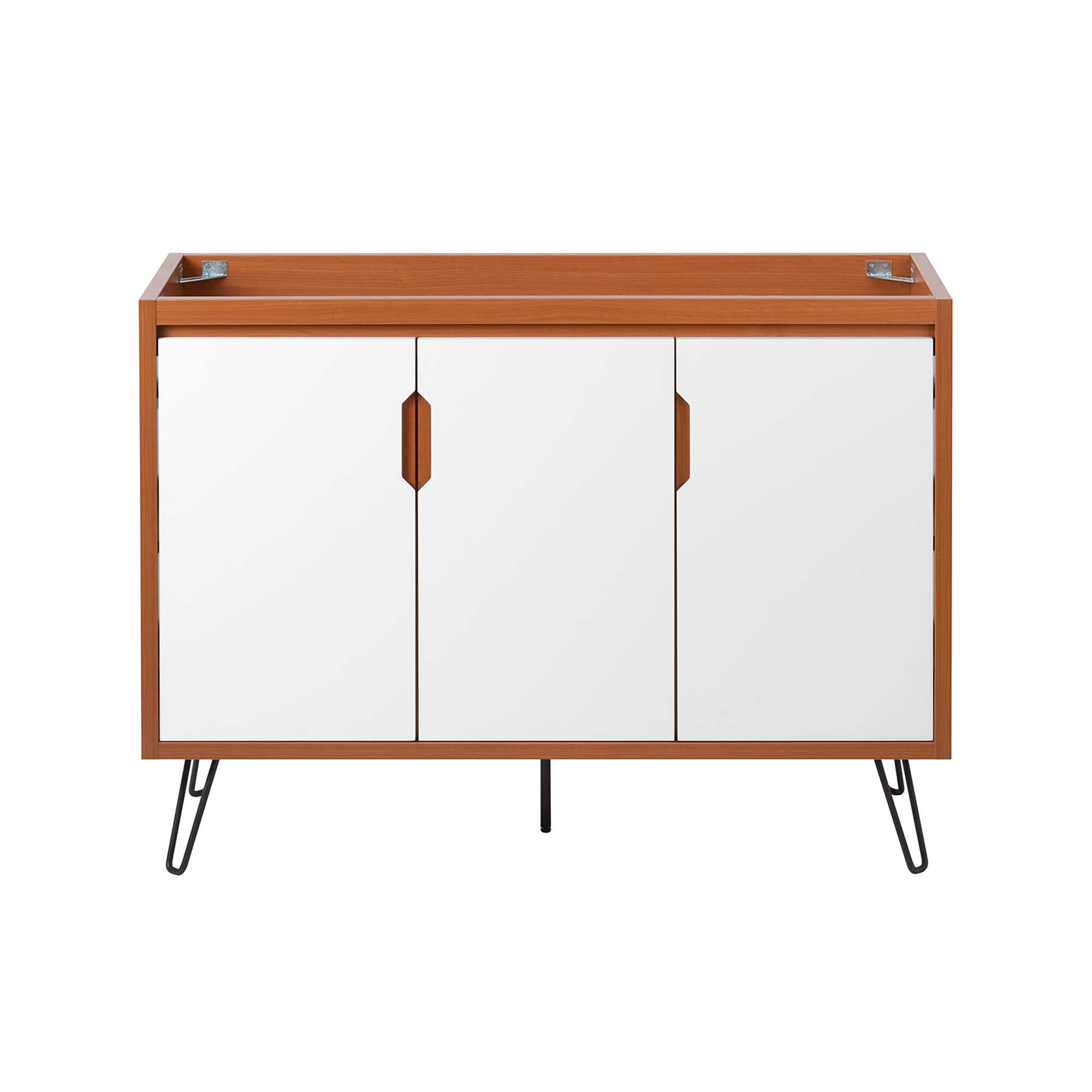Alt View 4. Modway - Energize Bathroom Cabinet Basin Not Included - Cherry White.
