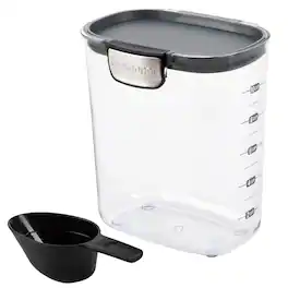 Progressive International - ProKeeper+ Airtight Grain Storage Container, Plastic - Clear
