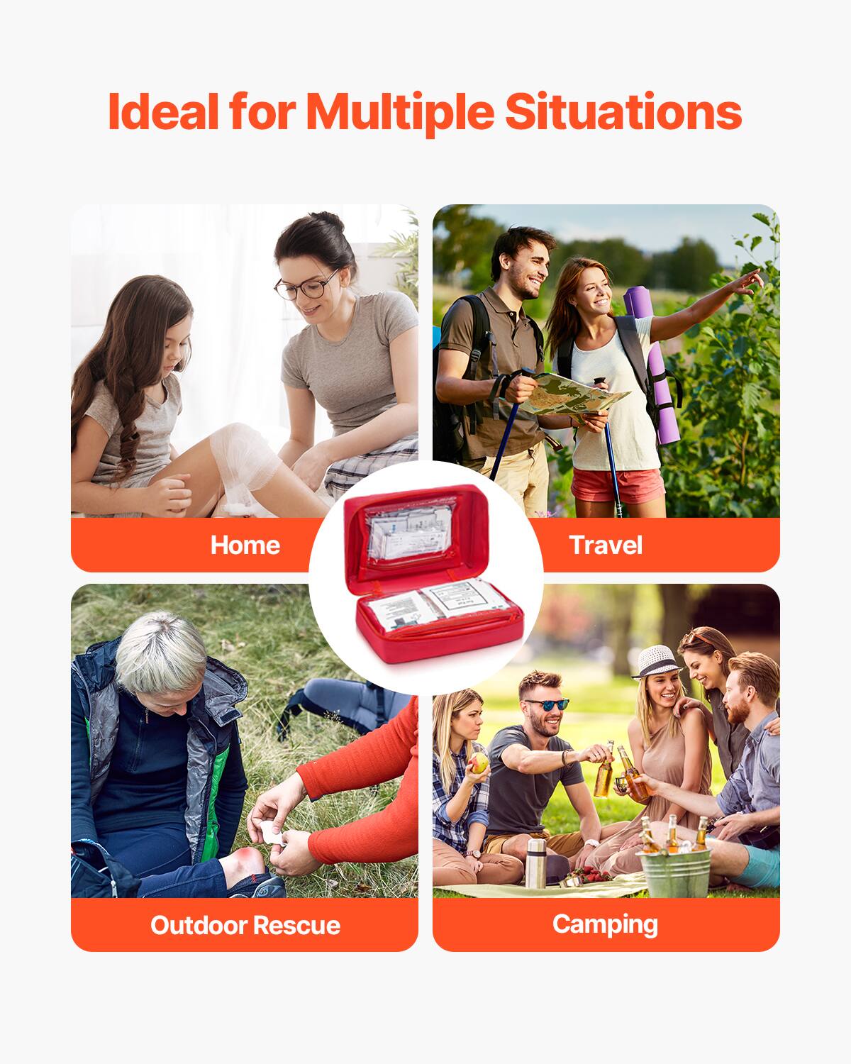 Ideal for Multiple Situations

- Home
- Travel
- Outdoor Rescue
- Camping