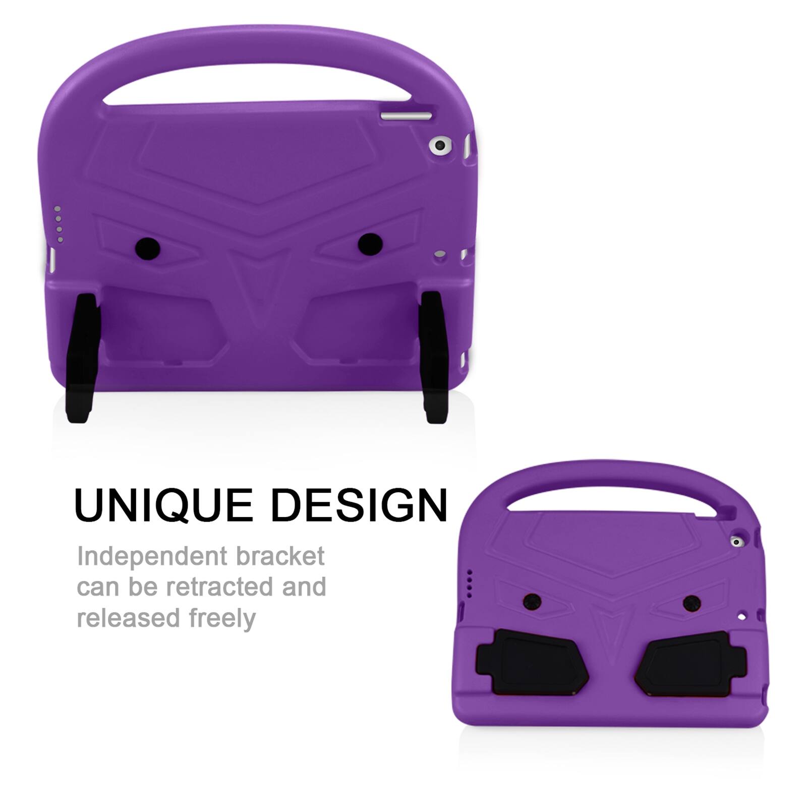 UNIQUE DESIGN  
Independent bracket can be retracted and released freely