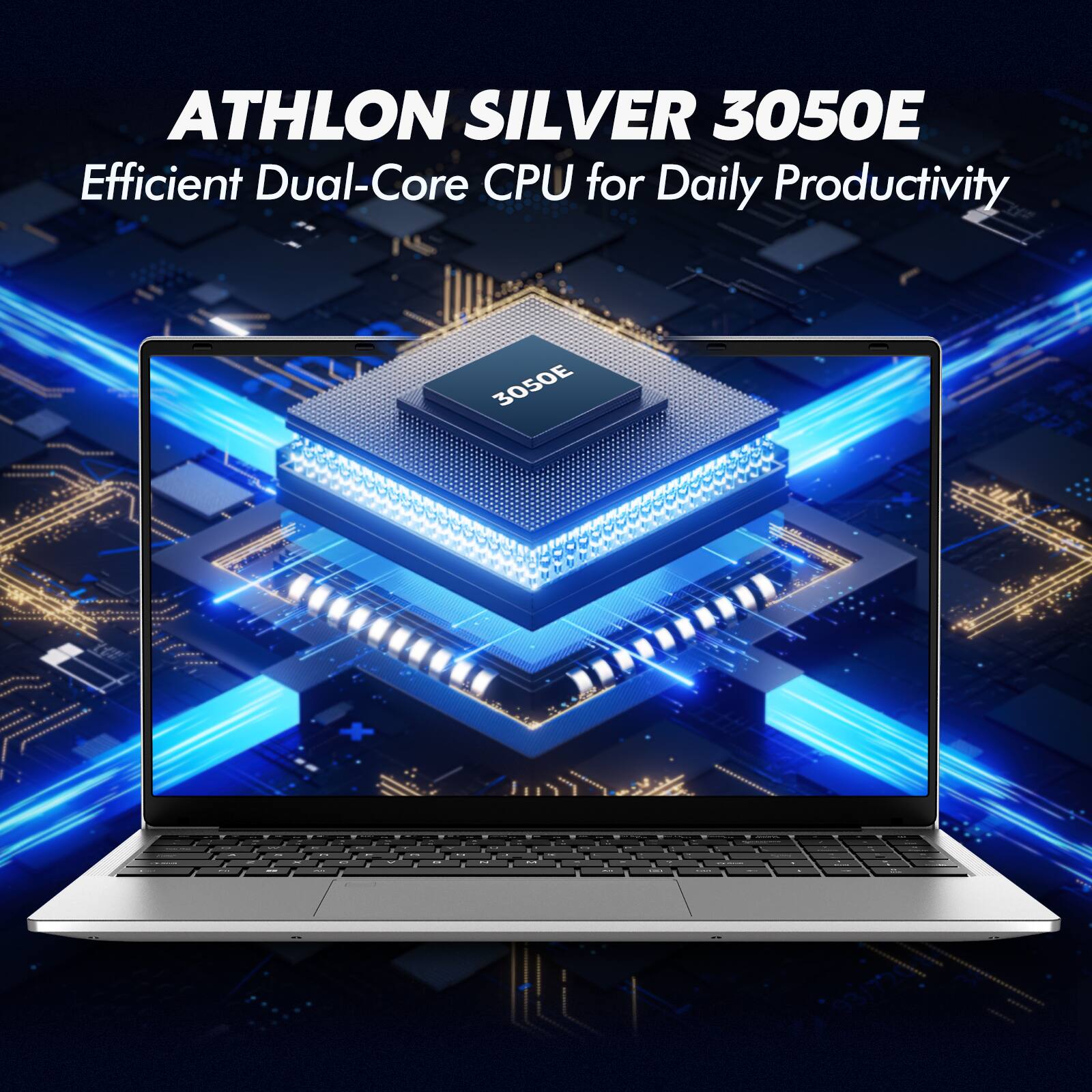 ATHLON SILVER 3050E  
Efficient Dual-Core CPU for Daily Productivity