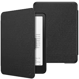 Kitcheniva - Soft Transparent Case For 7 Inch Kindle Paperwhite 12th 2024 Protective Shell - Black