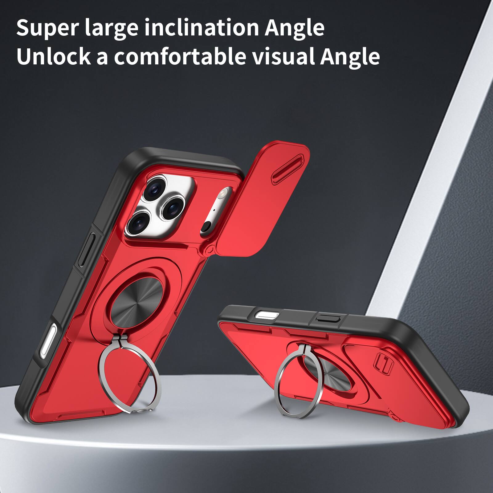 Super large inclination Angle  
Unlock a comfortable visual Angle