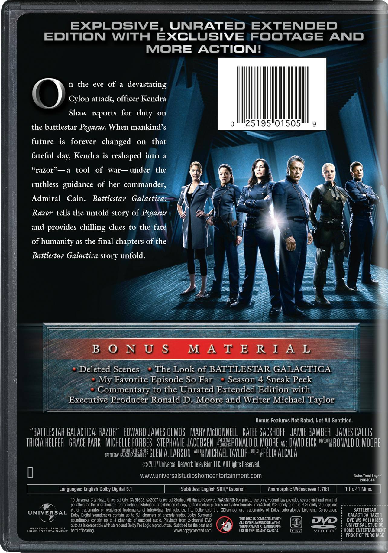 Angle. Battlestar Galactica: Razor (DVD Extended Edition) [DVD].