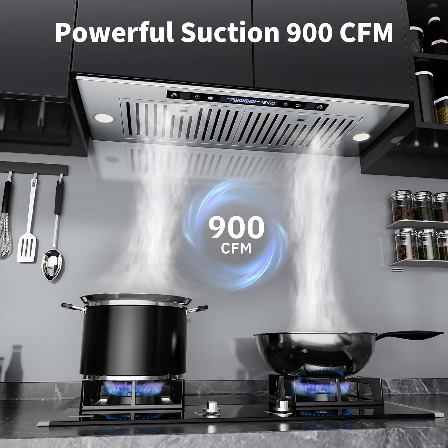 Powerful Suction 900 CFM