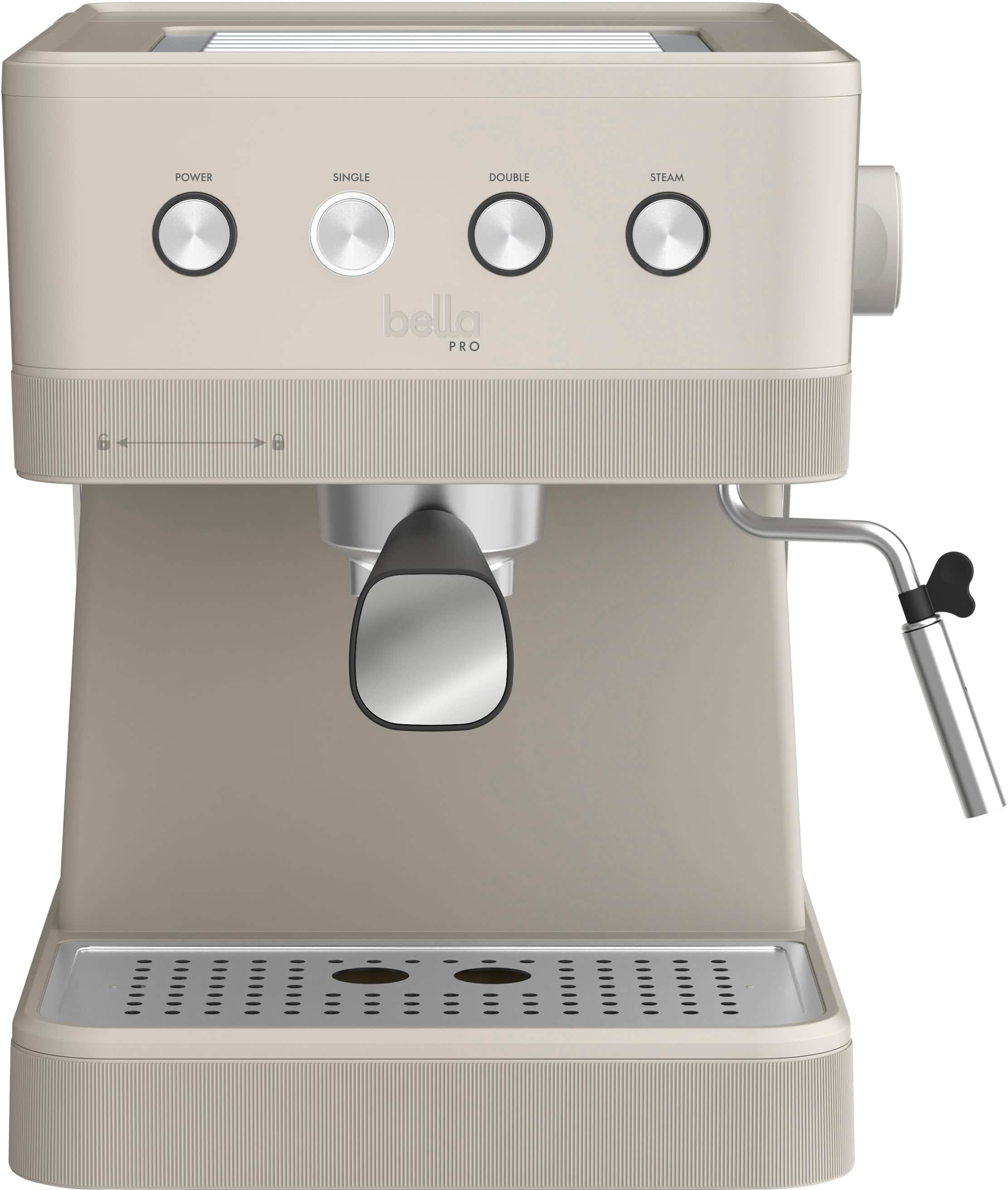 bella PRO - Barista Elite Espresso Station with 20 Bars of High Pressure - Oatmilk - Front_Zoom