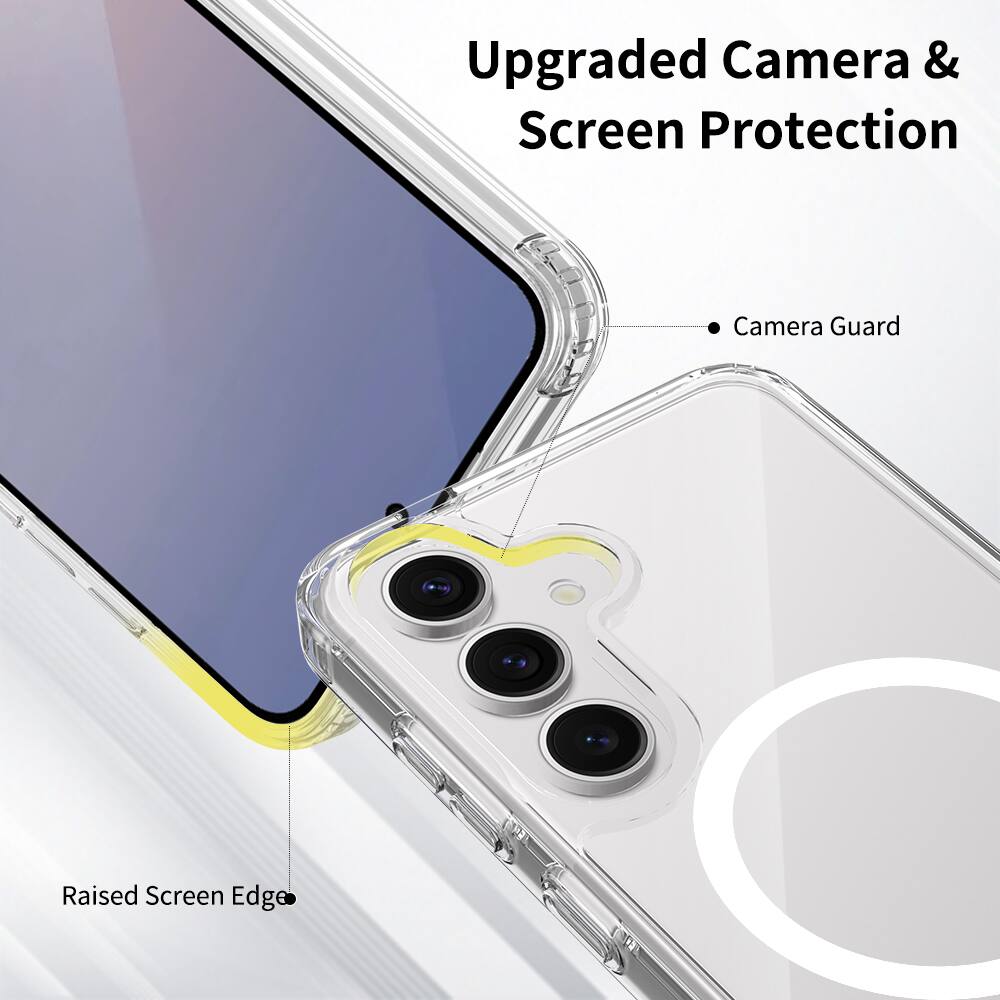 Upgraded Camera & Screen Protection

- Camera Guard
- Raised Screen Edge