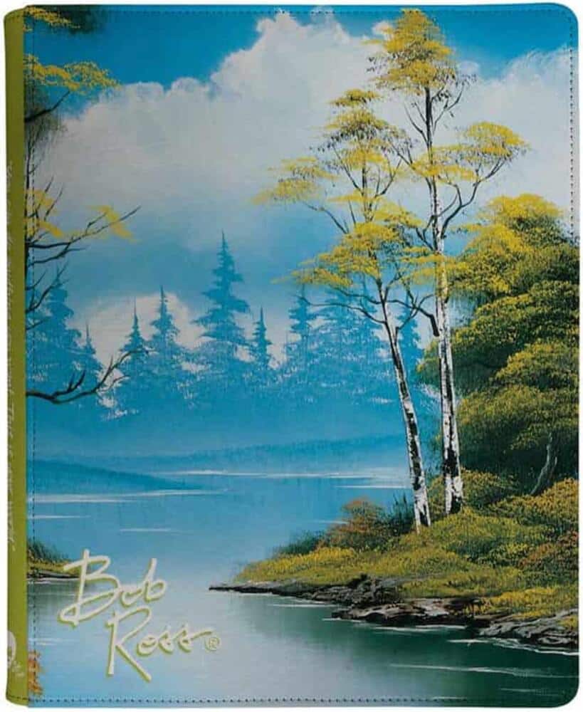 Ultra PRO - Bob Ross Lakeside Path 9-Pocket Zippered PRO-Binder