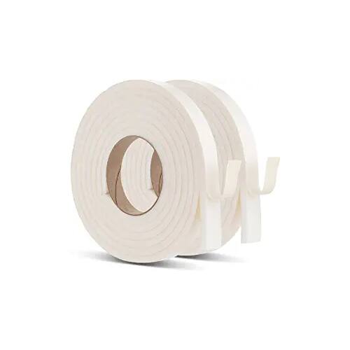 Front. Home Intuition - Door Draft Stopper for Cold Air – Winter Insulation with Strong Adhesive, Weather Stripping for Door seal - Low Density.